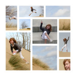 Ontwerp kaartje uitnodiging communiefeest of lentefeest