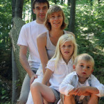 Fotoshoot familie op lokatie - in het bos