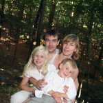 Fotoshoot familie op lokatie - in het bos