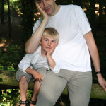 Fotoshoot familie op lokatie - in het bos