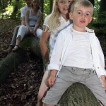 Fotoshoot familie op lokatie - in het bos